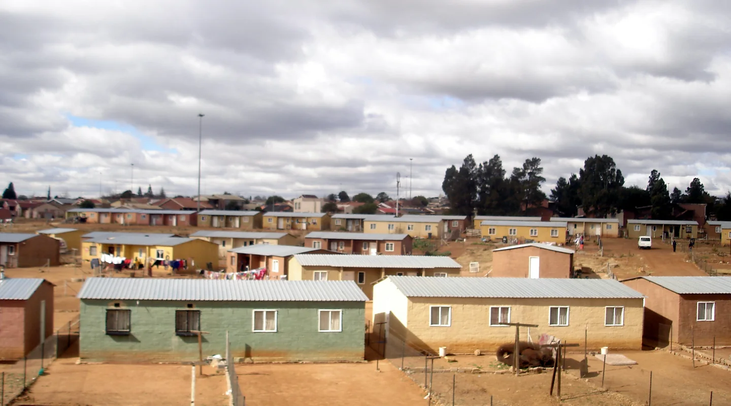 RDP housing in Soweto, Gauteng; reference image